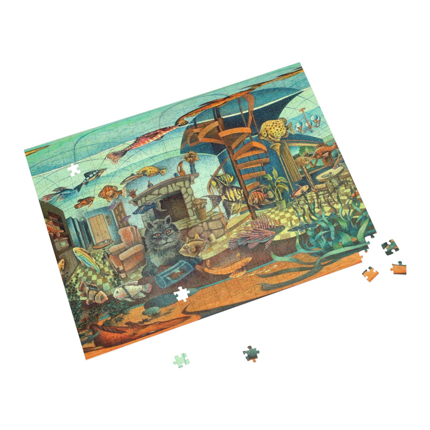 Fish Eye View by Dick Termes - Puzzle (96, 252, 500, 1000-Piece)