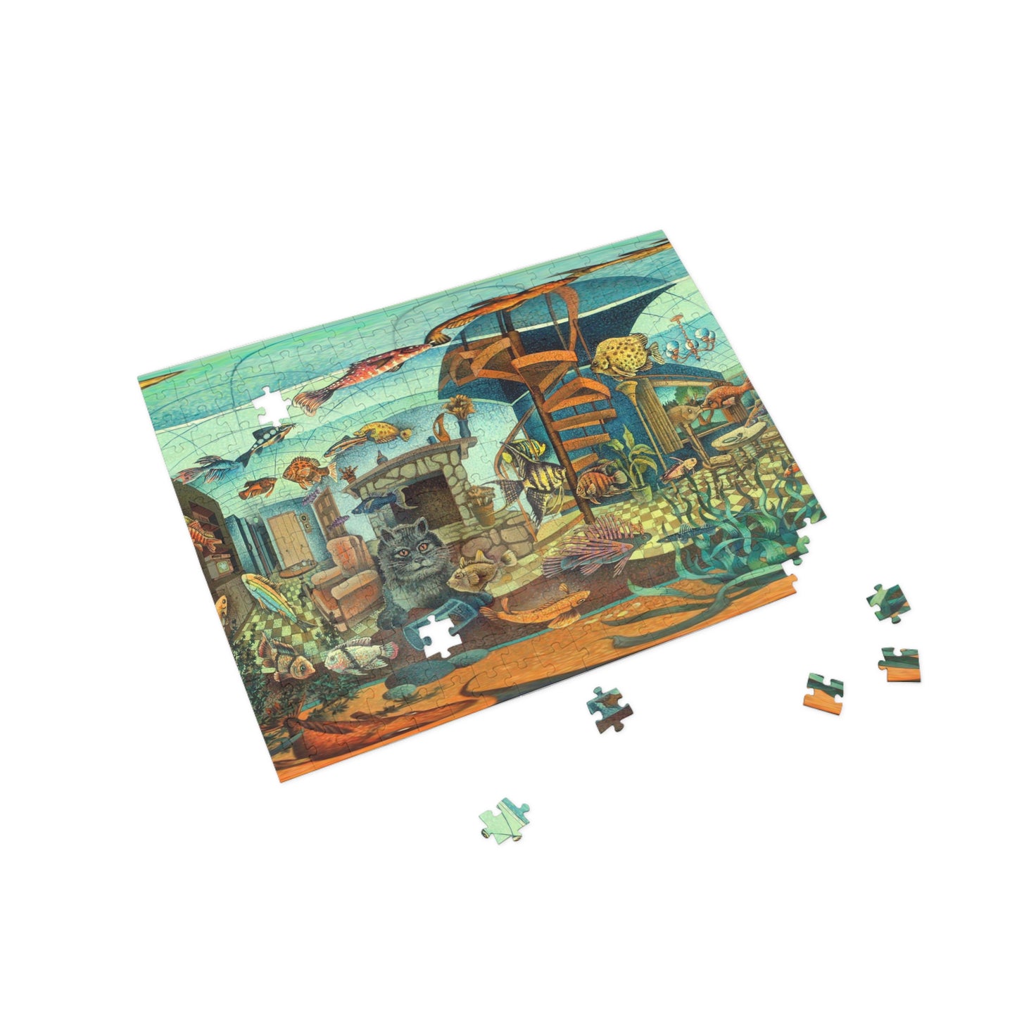 Fish Eye View by Dick Termes - Puzzle (96, 252, 500, 1000-Piece)