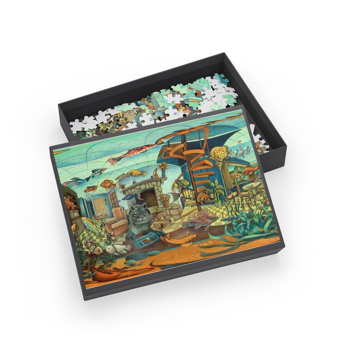 Fish Eye View by Dick Termes - Puzzle (96, 252, 500, 1000-Piece)