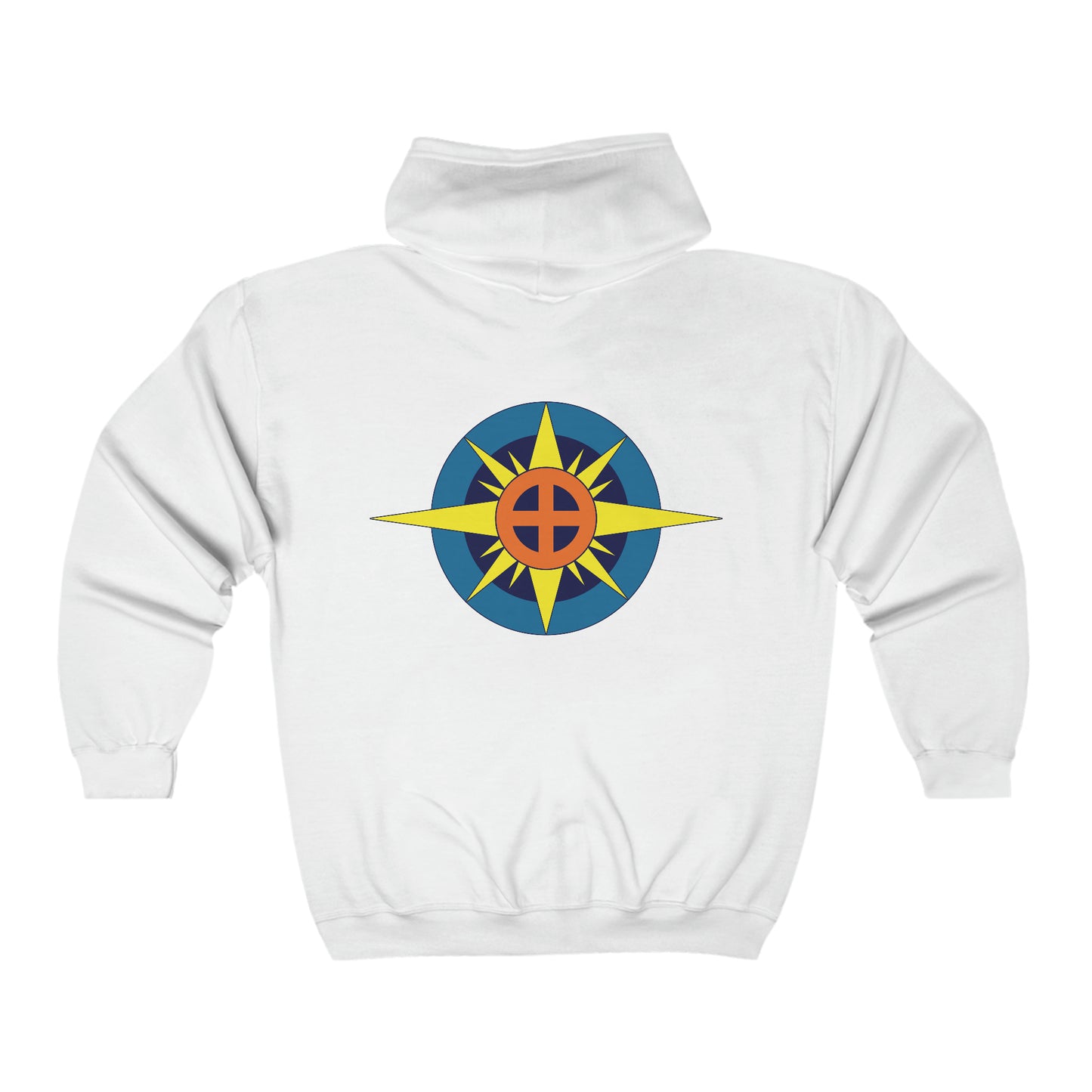 Termes Flag by Dick Termes - Zip Hooded Sweatshirt