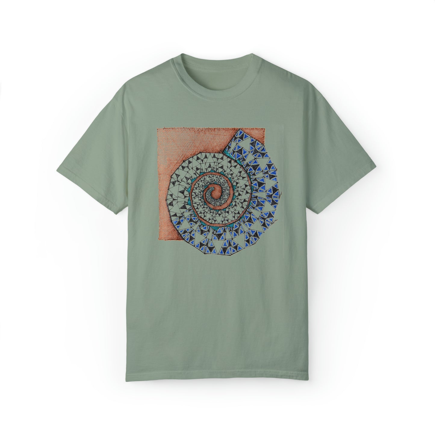 Fractal Nautilus T-shirt - By Bill Fleming