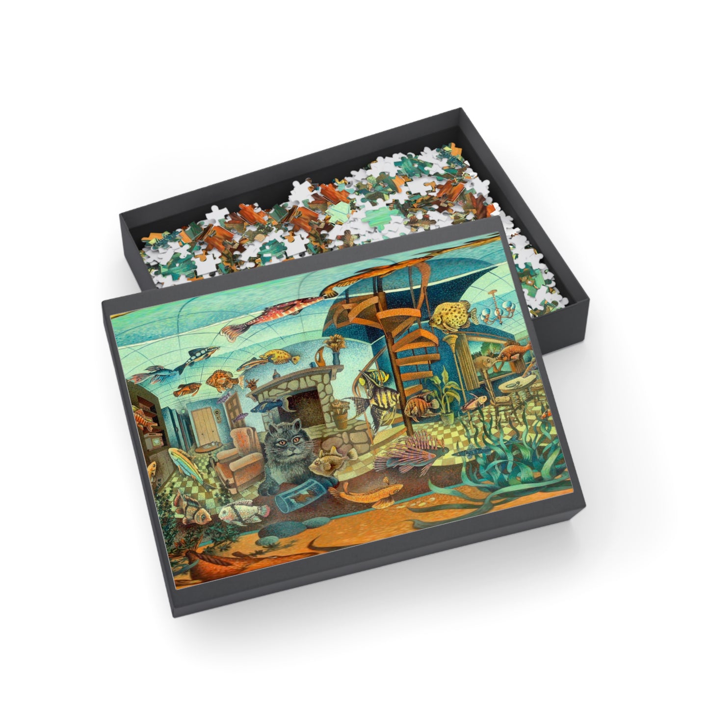 Fish Eye View by Dick Termes - Puzzle (96, 252, 500, 1000-Piece)