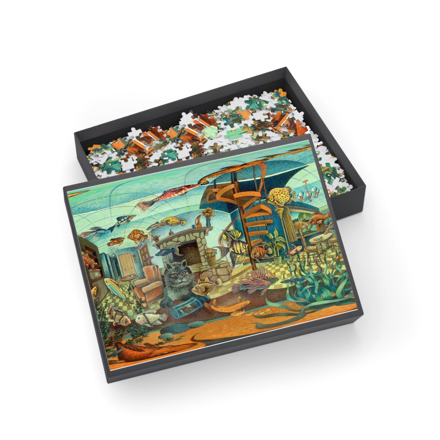 Fish Eye View by Dick Termes - Puzzle (96, 252, 500, 1000-Piece)